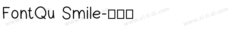 FontQu Smile字体转换